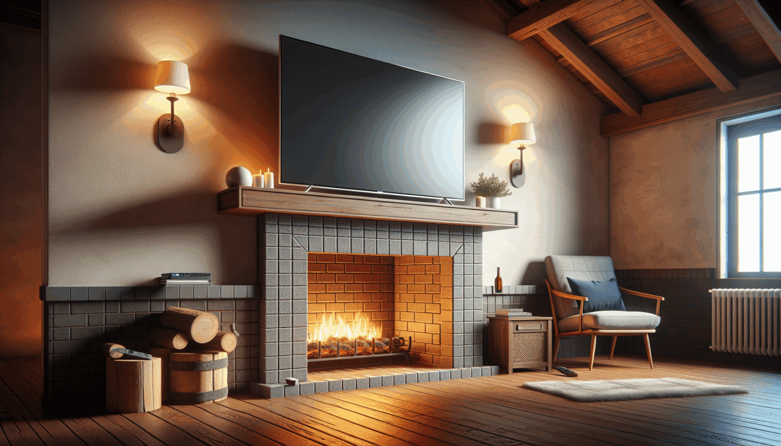 How to Safely Install a TV Over Your Fireplace Without Damaging Either