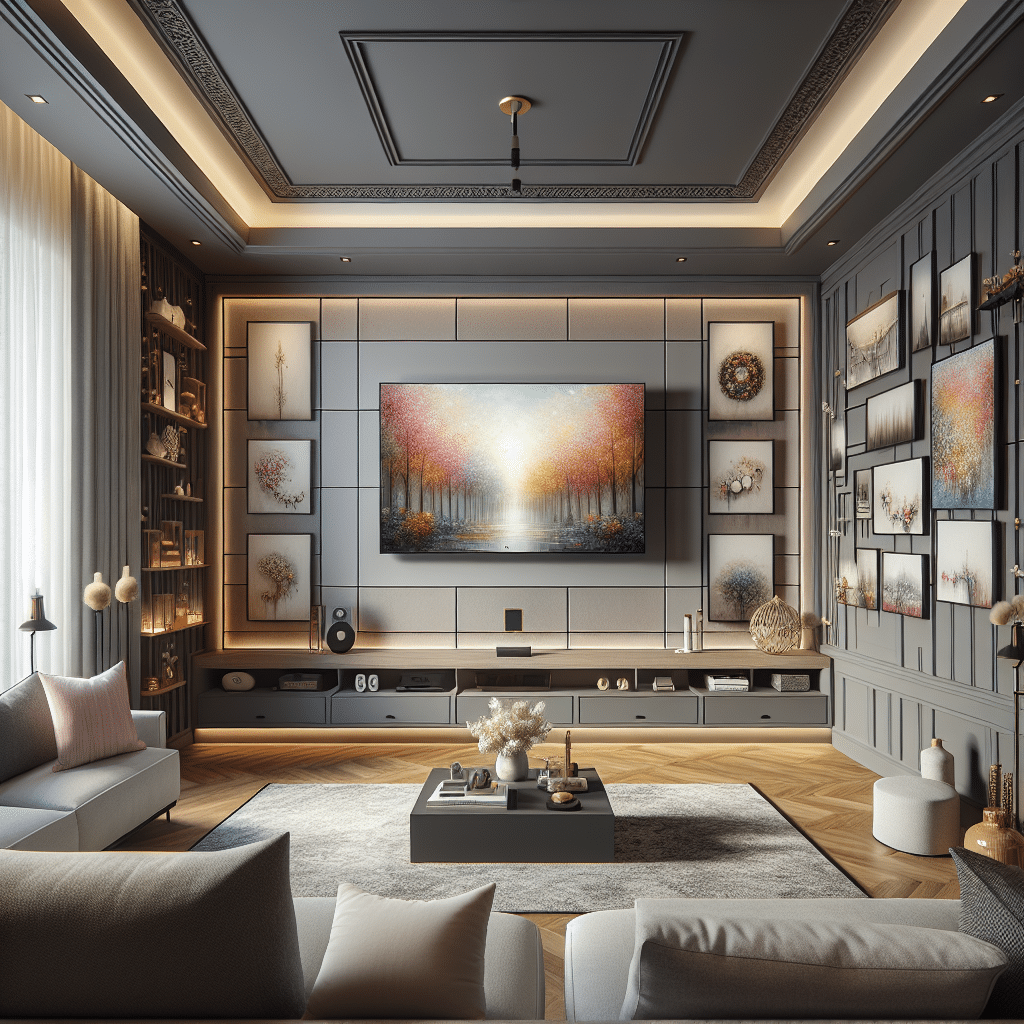 Elevate Your Entertainment Area with These TV Wall Decor Tricks
